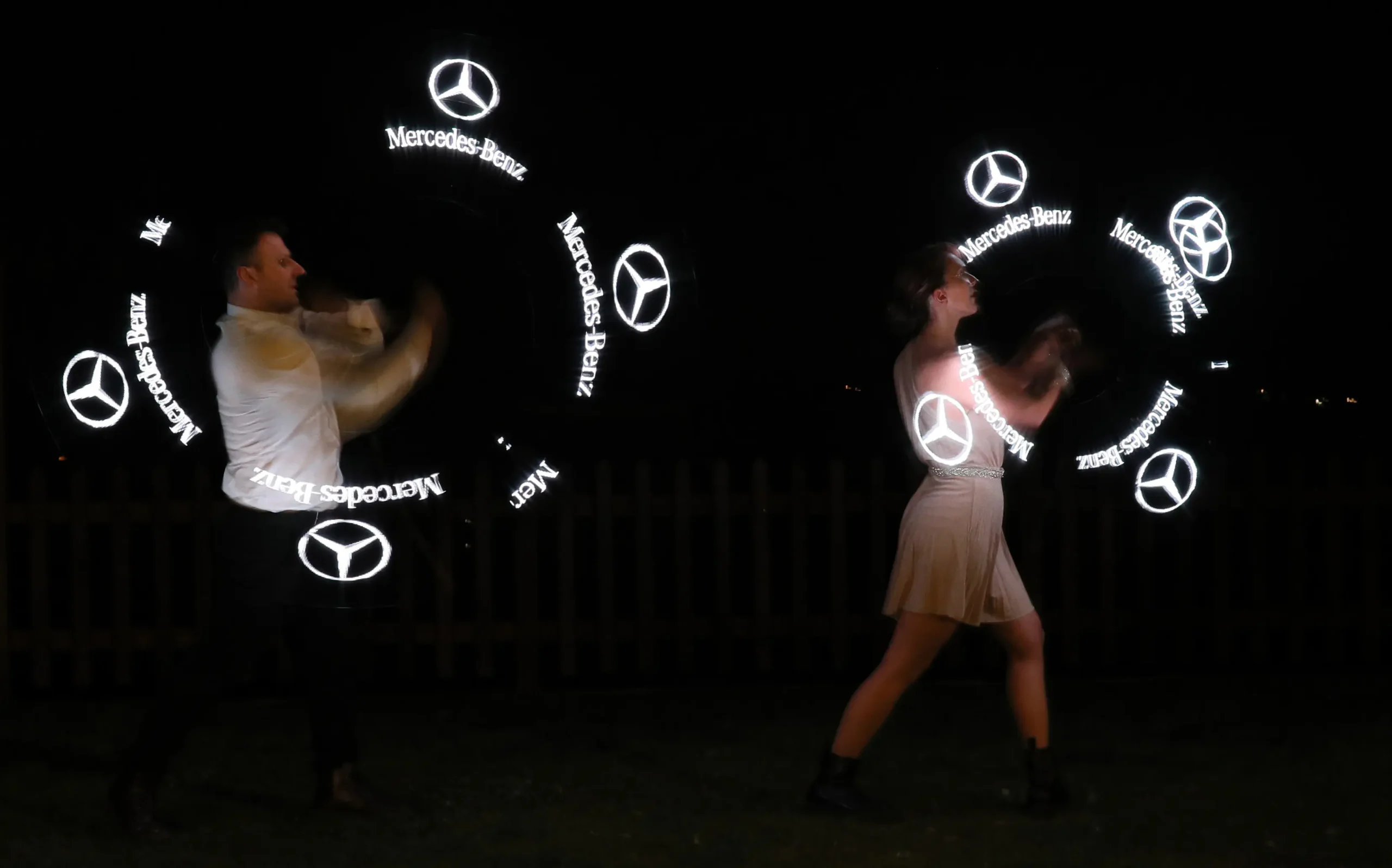 gallery spettacolo con led